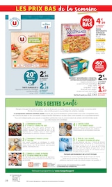 Promos Pizza dans le catalogue "Super U" de Super U Pizza en promo dans le catalogue Super U à la page 28