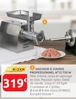 Promo Hachoir à viande professionnel N°12 750 W à 319,00 € dans le catalogue Rural Master à Gastes