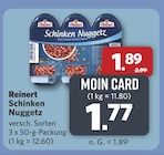 combi Schwanewede - Schinken Nuggetz Angebot im Prospekt Schinken Nuggetz bei combi im Schwanewede Prospekt für 1,77 €
