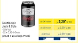 Jack & Cola im Angebot bei Metro in Eitorf Jack & Cola Angebote von Gentleman bei Metro Eitorf für 2,73 €