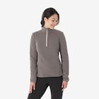 Fleecepullover Damen Wandern - MH100 grau für 12,99 € bei Decathlon im Angebot Fleecepullover Damen Wandern - MH100 grau im aktuellen Decathlon Prospekt