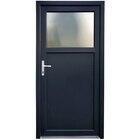 Nebeneingangstür Kunststoff K504 Anschlag Links Weiß/Anthrazit 98 cm x 198 cm Angebot in Schwaikheim Nebeneingangstür Kunststoff K504 Anschlag Links Weiß/Anthrazit 98 cm x 198 cm im aktuellen Prospekt bei OBI in Schwaikheim