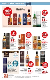 Prix et réduction Aberlour dans le prospectus Super U en cours Offre Aberlour dans le catalogue Super U du moment à la page 36