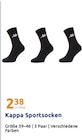 Sportsocken von Kappa für 2,38 € bei Action im Angebot Sportsocken von Kappa im aktuellen Action Prospekt