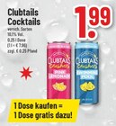 Pink Lemonade oder Swimming Pool Angebote von Clubtails bei Trinkgut Menden für 1,99 €