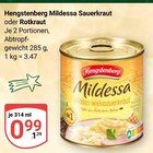 Aktuelles Mildessa Sauerkraut Angebot bei GLOBUS in Siegen (Universitätsstadt) ab 0,99 €
