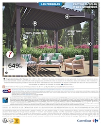 Offre Pergola dans le catalogue Carrefour du moment à la page 2