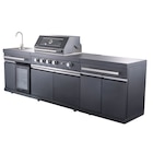 Outdoorkueche im Pflanzen Kölle Prospekt Buschbeck Outdoorküche 'Kingrange', schwarz von Buschbeck GmbH im aktuellen Pflanzen Kölle Prospekt für 1.899,00 €