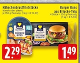Aktuelles Hähnchenbrustfiletstücke klassik Angebot bei EDEKA in Krefeld ab 1,49 €