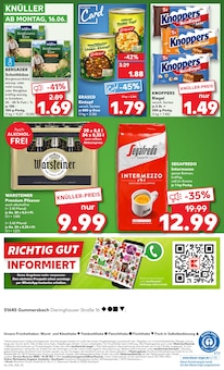 Warsteiner im aktuellen Kaufland Prospekt (Gummersbach) Warsteiner im Kaufland Prospekt "Aktuelle Angebote" mit 54 Seiten (Gummersbach)