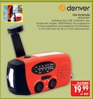 Solar-Kurbelradio SCR-2005 im Angebot bei Marktkauf in Altenburg Solar-Kurbelradio SCR-2005 Angebote von Denver bei Marktkauf Altenburg für 19,99 €