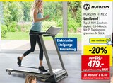 Laufband Angebote von HORIZON FITNESS bei Lidl Coesfeld für 479,00 €