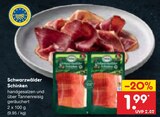 Schwarzwälder Schinken für 1,99 € bei Netto Marken-Discount im Angebot Schwarzwälder Schinken im aktuellen Netto Marken-Discount Prospekt
