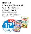 Patros Feta Miniwürfel im V-Markt Prospekt Patros Feta Miniwürfel von Hochland im aktuellen V-Markt Prospekt für 1,79 €