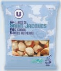 Noix de St-Jacques avec corail élevées au Pérou surgelées - U dans le catalogue Super U