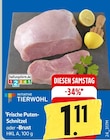 Aktuelles Frische Puten-Schnitzel oder -Brust Angebot bei EDEKA in Mannheim ab 1,11 €