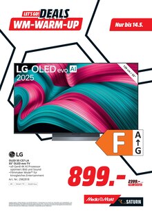 Fernseher im MediaMarkt Saturn Prospekt "LET'S GO! DEALS WM-WARM-UP" mit 32 Seiten (Kleve)