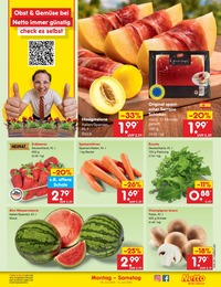 Wassermelone Angebot & Preis im aktuellen Netto Marken-Discount Prospekt Wassermelone Angebot im aktuellen Netto Marken-Discount Prospekt auf Seite 11