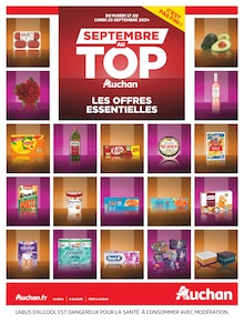 Prospectus Auchan Hypermarché à Narbonne Plage, "SEPTEMBRE AU TOP", 32 pages de promos valables du 17/09/2024 au 23/09/2024