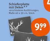 Schieferplatte mit Dekor bei tegut im Marburg Prospekt für 9,99 €