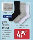 Tennissocken im Angebot bei ALDI Nord in Frankfurt Tennissocken Angebote von CRANE bei ALDI Nord Frankfurt für 4,99 €