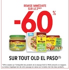 Promo -60% de remise immédiate sur le 2ème sur tout Old El Paso à  dans le catalogue Intermarché à Billère