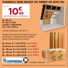 Gedimat Marciac - Promo Panneau semi rigide de fibres de bois nu Promo Panneau semi rigide de fibres de bois nu à 10,49 € dans le catalogue Gedimat à Marciac