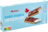 Promo BARRES FOURRÉES AU CHOCOLAT AU LAIT AUCHAN à 3,30 € dans le catalogue Auchan Hypermarché à Guilherand-Granges