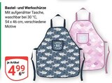 Bastel- und Werkschürze Angebote bei GLOBUS Wolfenbüttel für 4,99 €