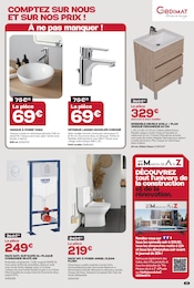 Prix et réduction Plaque dans le prospectus Gedimat en cours Offre Plaque dans le catalogue Gedimat du moment à la page 11