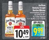Kentucky Straight Bourbon Whiskey Angebote von Jim Beam bei EDEKA Freital für 9,99 €