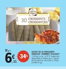 Sachet de 30 croissants surgelés - GOURMET D'ALSACE en promo à 6,11 € chez E.Leclerc Sachet de 30 croissants surgelés - GOURMET D'ALSACE dans le catalogue E.Leclerc