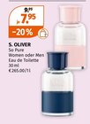 Aktuelles So Pure Women oder Men Eau de Toilette Angebot bei Müller in München ab 7,95 €