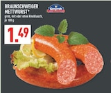 Aktuelles Braunschweiger Mettwurst Angebot bei Marktkauf in Bielefeld ab 1,49 €