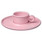 Tasse mit Untertasse rosa im IKEA Prospekt Tasse mit Untertasse rosa von VINTERFINT im aktuellen IKEA Prospekt für 9,99 €