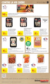 Promos Saucisse dans le catalogue "-50% DE REMISE IMMÉDIATE SUR LE 2ÈME" de Intermarché Super Saucisse en promo dans le catalogue Intermarché Super à la page 5