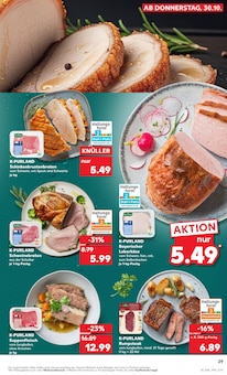 Schweinebraten im aktuellen Kaufland Prospekt (Nürnberg) Schweinebraten im Kaufland Prospekt "RICHTIG FRISCH" mit 69 Seiten (Nürnberg)