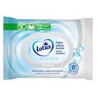 Papier hygiénique humide - LOTUS - Carrefour Papier hygiénique humide - LOTUS à 1,69 € dans le catalogue Carrefour