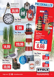 Wanduhr im Kaufhaus Stolz Prospekt "STOLZ. Das Kaufhaus im Norden." mit 26 Seiten (Kiel)