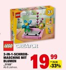 3-IN-1-SCHREIBMASCHINE MIT BLUMEN im Angebot bei Marktkauf in Lörrach 3-IN-1-SCHREIBMASCHINE MIT BLUMEN Angebote von LEGO bei Marktkauf Lörrach für 19,99 €