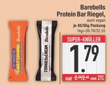 Protein Bar Riegel im EDEKA Prospekt Protein Bar Riegel von Barebells im aktuellen EDEKA Prospekt für 1,79 €