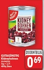 Kidneybohnen dunkelrot von Gut&Günstig für 0,69 € bei E center im Angebot Kidneybohnen dunkelrot von Gut&Günstig im aktuellen E center Prospekt