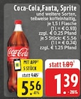 EDEKA - Coca-Cola, Fanta, Sprite Angebot im Prospekt Coca-Cola, Fanta, Sprite bei EDEKA im Prospekt "" für 1,39 €