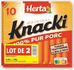 Knacki original 100% pur porc - HERTA dans le catalogue Super U