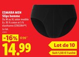 Slips homme - ESMARA MEN - Lidl à Caen Slips homme - ESMARA MEN en promo chez Lidl Caen à 14,99 €