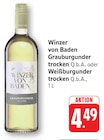 EDEKA Sinsheim - Grauburgunder trocken Angebot im Prospekt Grauburgunder trocken bei EDEKA im Sinsheim Prospekt für 4,49 €