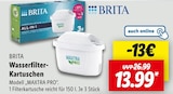 Wasserfilter-Kartuschen Angebote von BRITA bei Lidl Speyer für 13,99 €