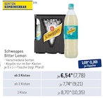 Bitter Lemon von Schweppes im aktuellen Metro Prospekt für 7,78 €