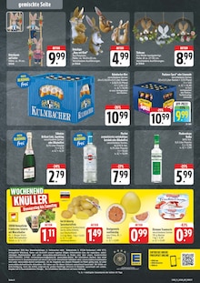 Bier im EDEKA Prospekt "Wir lieben Lebensmittel!" mit 8 Seiten (Schweinfurt)