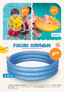 Promotion Bâche Piscine dans le prospectus B&M, valable du 29/04/2026 au 02/06/2026 Promo Bâche Piscine dans le catalogue B&M du moment à la page 4